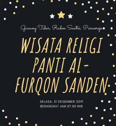 Panti Asuhan Al-Furqon Sanden, Selenggarakan Wisata Religi